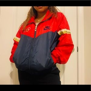 vintage 80s olympic nike windbreaker
